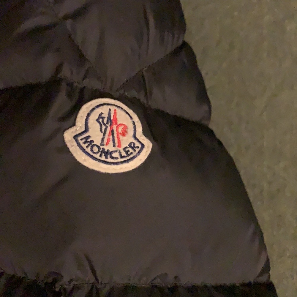 Moncler Cluny Coyote Fur-Trim Nylon Down Parka - Picture 5 of 6